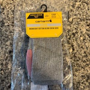 Carhartt Gray Casual Crew Socks